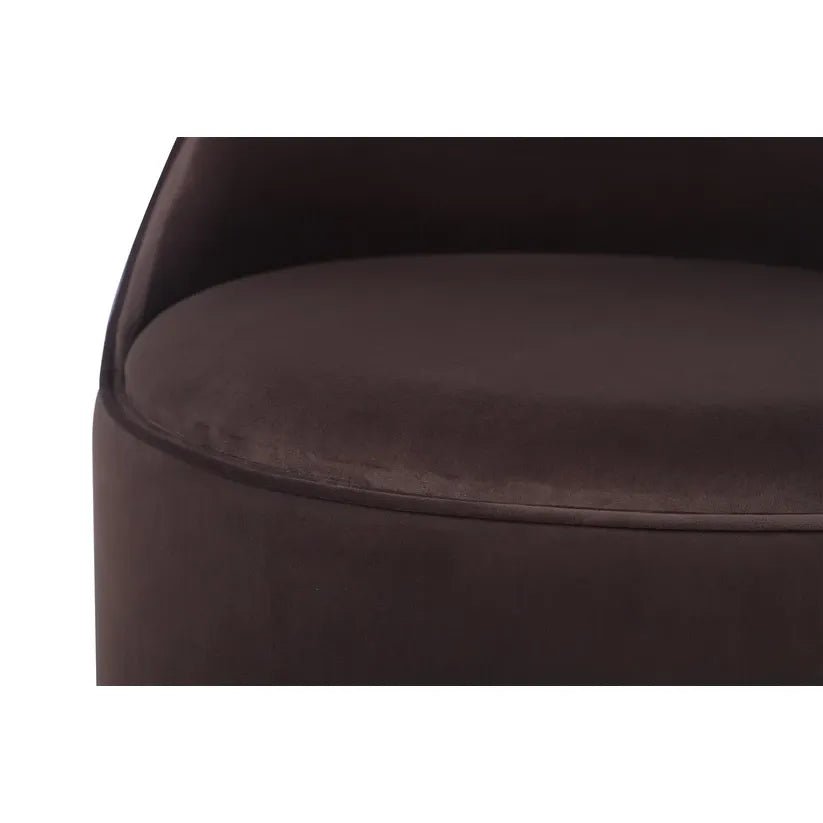Hocker Kunstsamt - Bezug integrierter Innen - Stauraum drehbarer Edelstahl - Sockel – Viktor 125 | Kayoom - Esszett Luxury | Stilvolles Wohnen mit Charakter