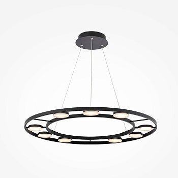 Pendelleuchte mit Mattschwarzem Aluminiumrahmen & Integrierter LED – Fad | Maytoni - Esszett Luxury | Stilvolles Wohnen mit Charakter