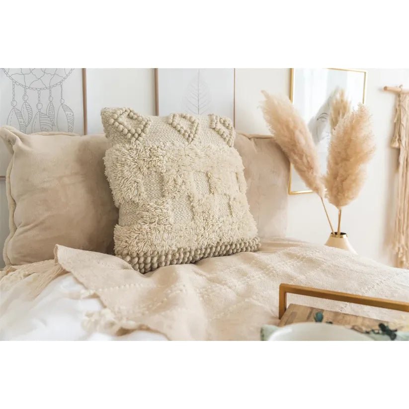 Kissen Boho - Design Handgefertigt Reißverschluss – Bohist 125 | Kayoom - Esszett Luxury | Stilvolles Wohnen mit Charakter