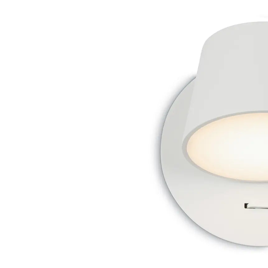 Wandleuchte – Weißes Metall, 7 W Leistung, Warmweiß, Ø12 cm - Pixel | Maytoni