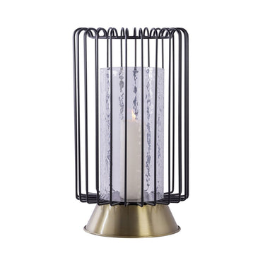 Kerzenständer mit Stabgitter - Struktur Vintage - Finish edlem Finish – Malibu 125 | Kayoom - Esszett Luxury | Stilvolles Wohnen mit Charakter
