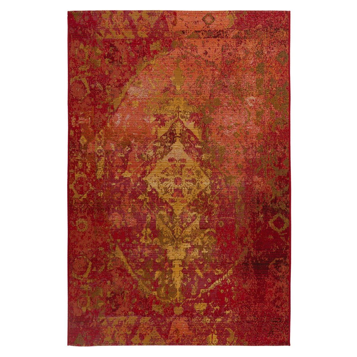 Rug Jacquard Weave Vintage Pattern Outdoor-suitable - Goliath 653 | Kayoom