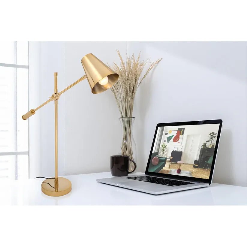 Leuchten Silber - Metall verstellbarer Arm Mid - Century Stil – Celeste 525 | Kayoom - Esszett Luxury | Stilvolles Wohnen mit Charakter