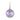 Christbaumschmuck - Kaly Purple, Kugel mit Wirbellinien 10.0 x 10.0 x 10.0 cm von PTMD - Esszett Luxury | Stilvolles Wohnen mit Charakter