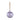 Christbaumschmuck - Kaly Purple, Kugel mit Wirbellinien 8.0 x 8.0 x 8.0 cm von PTMD - Esszett Luxury | Stilvolles Wohnen mit Charakter