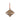 Christbaumschmuck - Portia Bronze, spitze Kugel mit Linien 10.0 x 10.0 x 10.0 cm von PTMD - Esszett Luxury | Stilvolles Wohnen mit Charakter