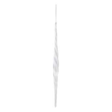Christbaumschmuck - Rabina Clear, Eiszapfen 2.0 x 2.0 x 30.0 cm von PTMD - Esszett Luxury | Stilvolles Wohnen mit Charakter