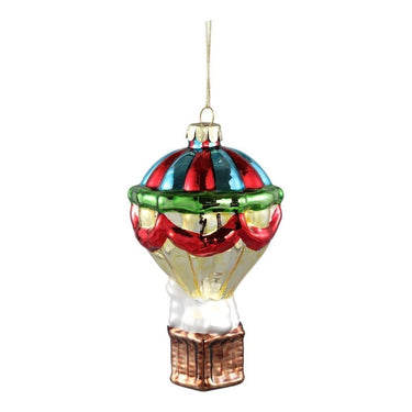 Christbaumschmuck - Robin Gold als Heißluftballon 8.0 x 8.0 x 13.5 cm von PTMD - Esszett Luxury | Stilvolles Wohnen mit Charakter