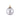 Christbaumschmuck - Theon Red, Fassung als Krone 10.0 x 10.0 x 10.0 cm Rot von PTMD - Esszett Luxury | Stilvolles Wohnen mit Charakter