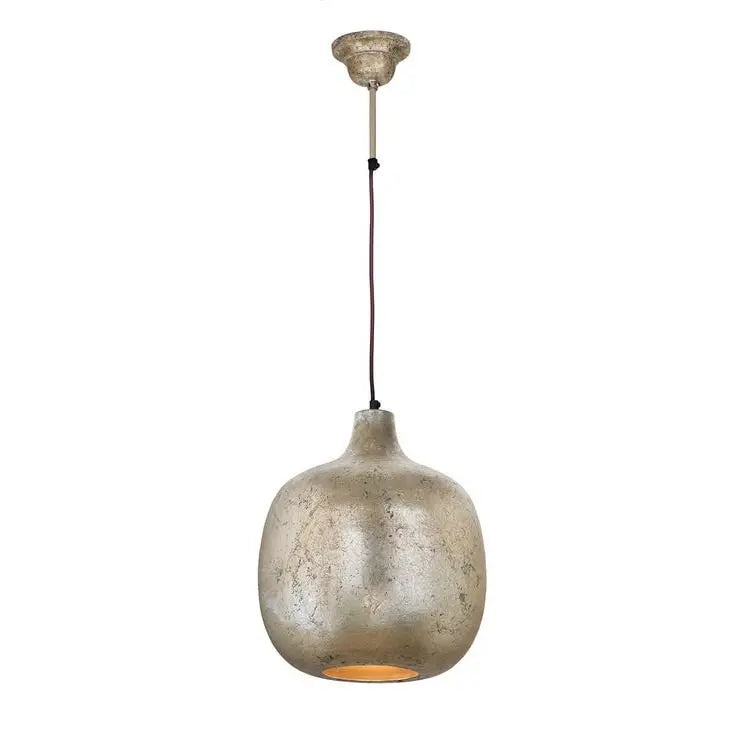 Pendant lamp metal structure vintage look handmade finish – Mican 125 | Kayoom