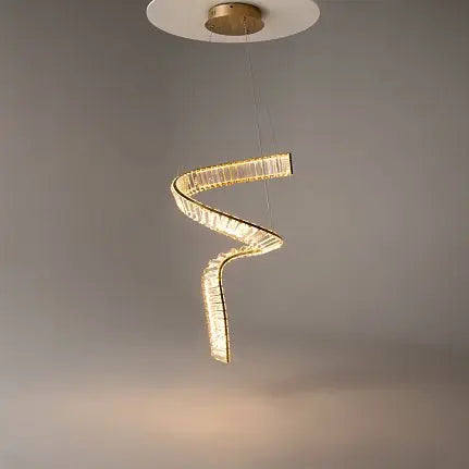 Pendelleuchte – Messingfarbenes Metall, 48 W Leistung, Warmweiß, Ø45 cm - Krone | Maytoni
