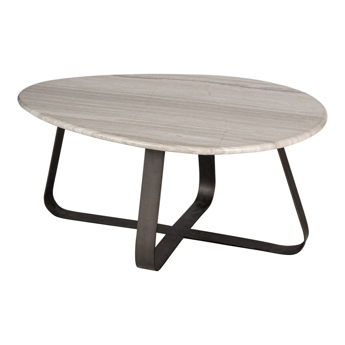 Couchtisch - Muka 80.0 x 60.0 x 37.0 cm von PTMD - Esszett Luxury | Stilvolles Wohnen mit Charakter