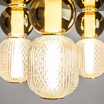 Ceiling light Golden ring design with LED – Drop | Maytoni