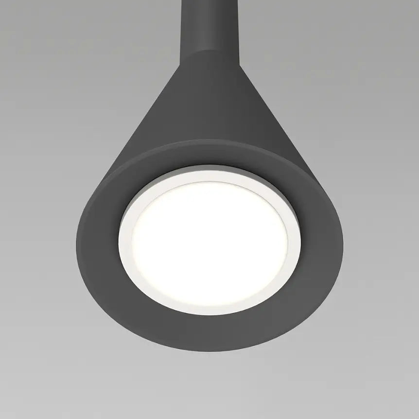 Pendant light, black metal housing with GU10 socket, modern design and energy-saving lighting – Arc | Maytoni