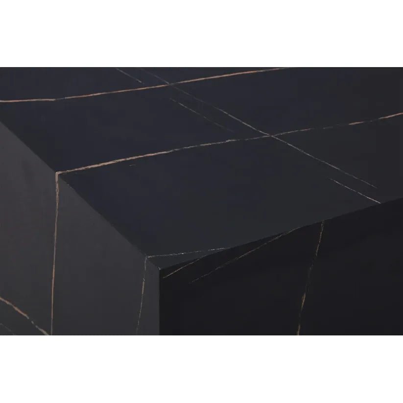 Tisch MDF - Gestell quaderförmige Ablagefläche handgefertigt – Cuboid 125 | Kayoom - Esszett Luxury | Stilvolles Wohnen mit Charakter