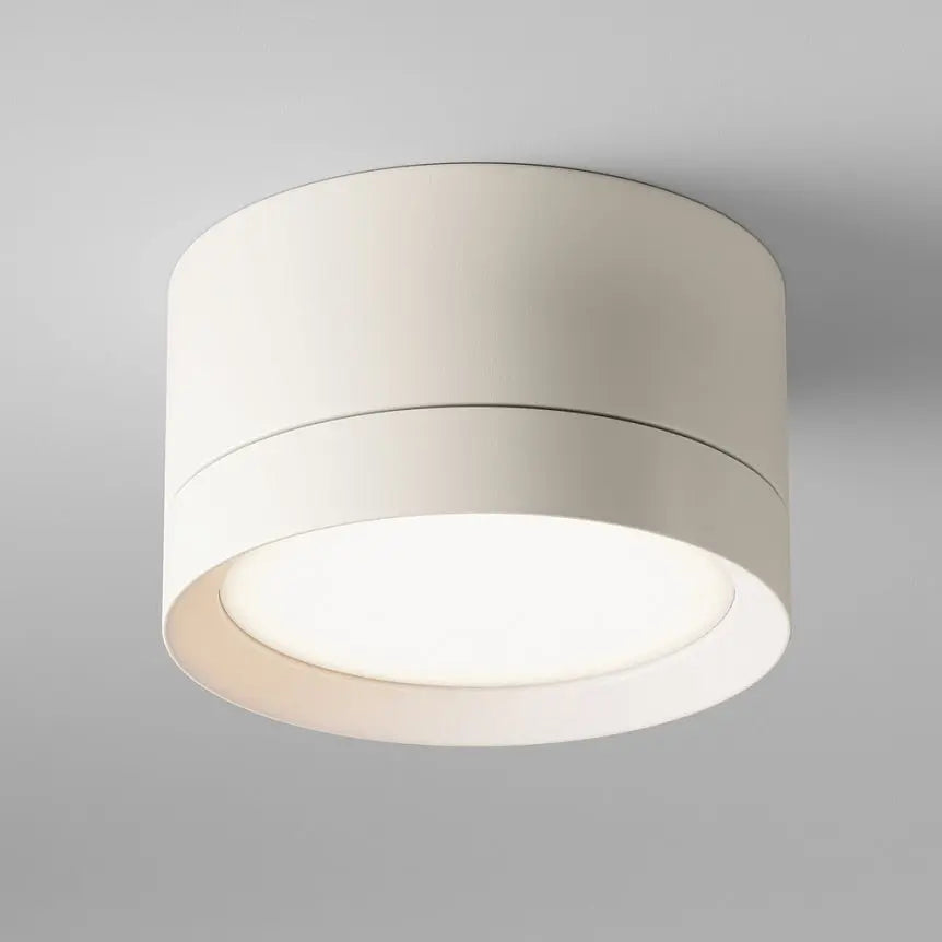 Deckenleuchte – Weißes Aluminium, GX53 Fassung, IP20 Schutz, 5 cm Höhe - Hoop | Maytoni