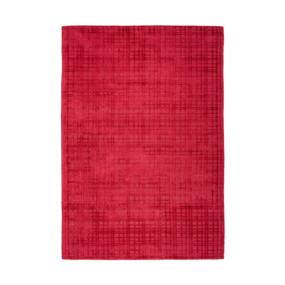 Teppich – Viskose Oberfläche, 3D Effekt, Kirschrot, 160 x 230 cm - Karma 125 | Kayoom
