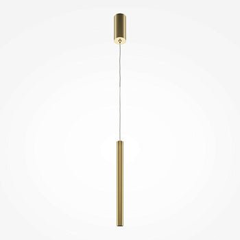 Pendelleuchte Goldfarbiges Aluminium Modernes Design & Integrierte LED – Pro Base | Maytoni - Esszett Luxury | Stilvolles Wohnen mit Charakter