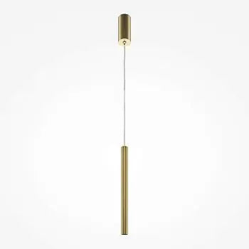 Pendelleuchte – Goldenes Aluminium, 6 W Leistung, Neutralweiß, Ø3 cm - Pro Base | Maytoni