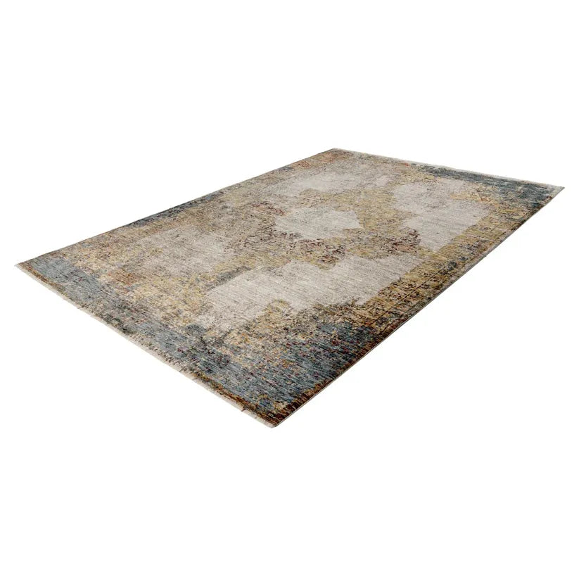 Multi-coloured print design carpet, easy care, suitable for underfloor heating – Pono 722 | Kayoom