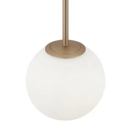 Pendant Lamp Modern Gold Metal Matt White Glass LED 40W – Basic Form | Maytoni