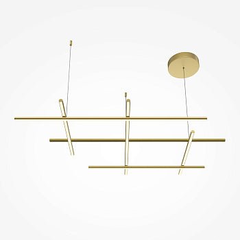 Pendelleuchte Metall im Satin - Messing - Finish Modernes Design & Integrierte LED – Radiance | Maytoni - Esszett Luxury | Stilvolles Wohnen mit Charakter