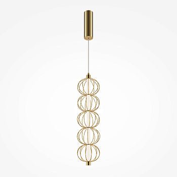 Pendelleuchte Goldenes Finish Kuppelförmiger Schirm & Integrierte LED – Golden Cage | Maytoni - Esszett Luxury | Stilvolles Wohnen mit Charakter