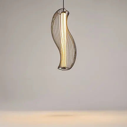 Pendant Light Black Metal Acrylic Elements Modern Linear Design – Shadows of the Past | Maytoni