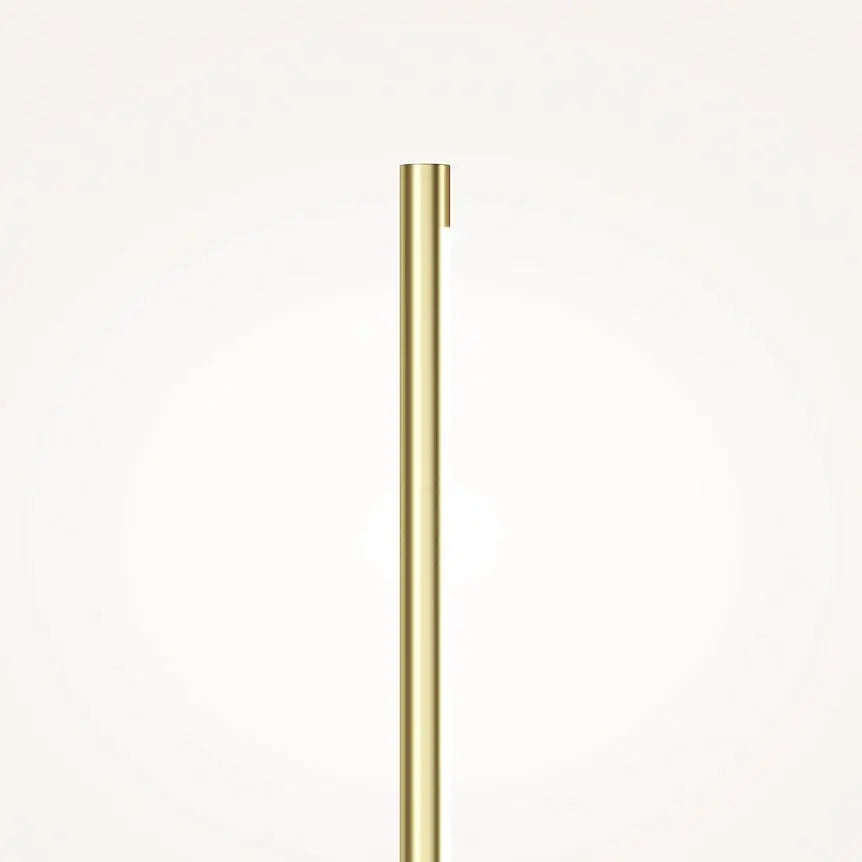 Wall lamp Satin brass, metal base, white silicone-metal tube shade, integrated 5W LED 3000K – Renaissance | Maytoni