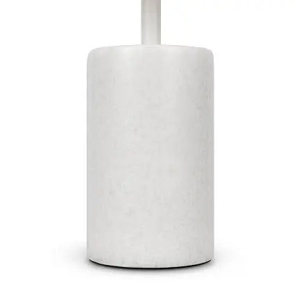 Table Lamp White Metal Marble Base & Glossy Glass Diffuser – Kyoto | Maytoni