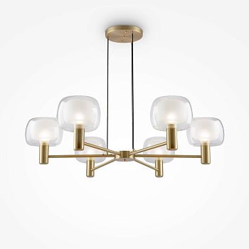 Pendelleuchte Goldrahmen Doppelglas Modernes Design & LED – Vision | Maytoni - Esszett Luxury | Stilvolles Wohnen mit Charakter