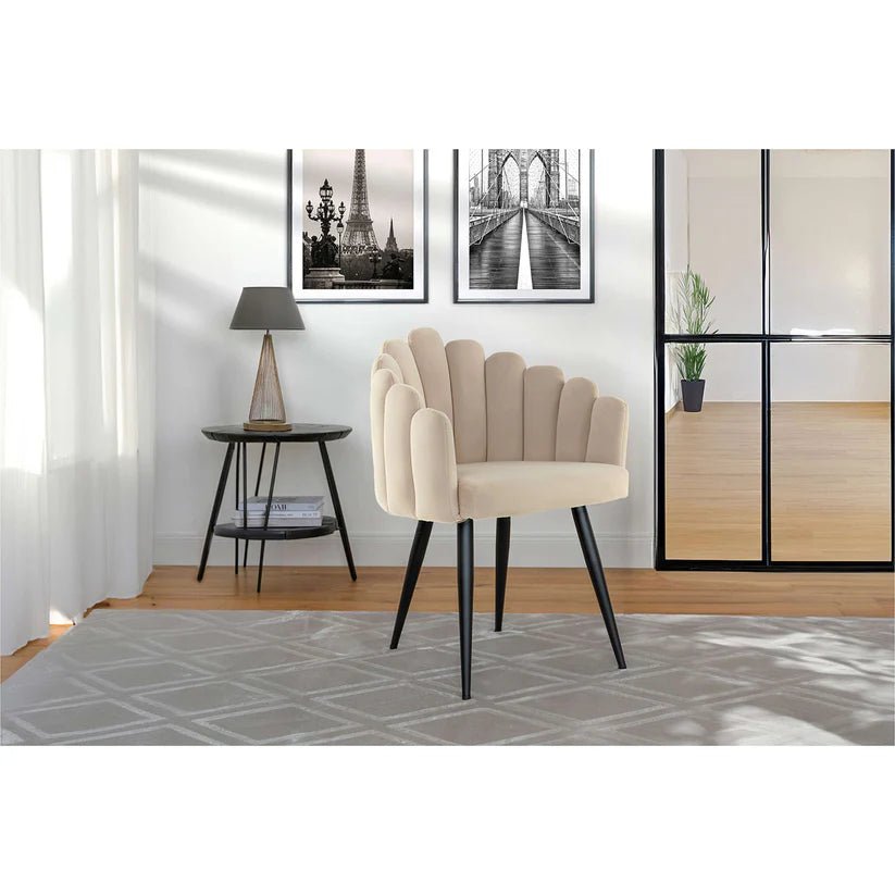 Stuhl mit Samtbezug, Gepolstert Metallgestell – Jeane 625 | Kayoom - Esszett Luxury | Stilvolles Wohnen mit Charakter