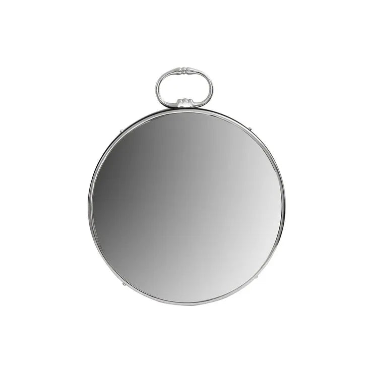 Wandspiegel – Runde Form, Modernes Design, Silber Schwarz - Eleganca 425 | Kayoom