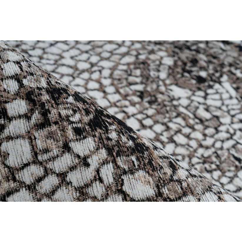 Rug Flat-pile Jacquard Weave in Vintage Design – Iglesia 225 | Kayoom