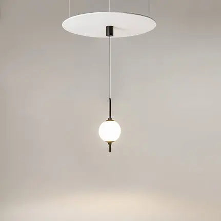 Pendant Light Black Metal Frame with White Glass Shade – The Sixth Sense Z020PL-L6B3K | Maytoni