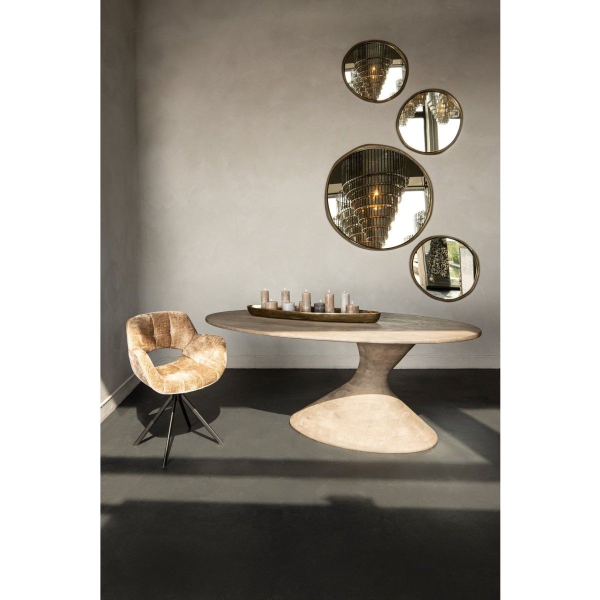 Esstisch - Nemo Mangoholz oval 220cm von PTMD - Esszett Luxury | Stilvolles Wohnen mit Charakter