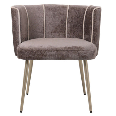Esszimmerstuhl - Nell 66.0 x 59.0 x 75.0 cm Grau von PTMD - Esszett Luxury | Stilvolles Wohnen mit Charakter