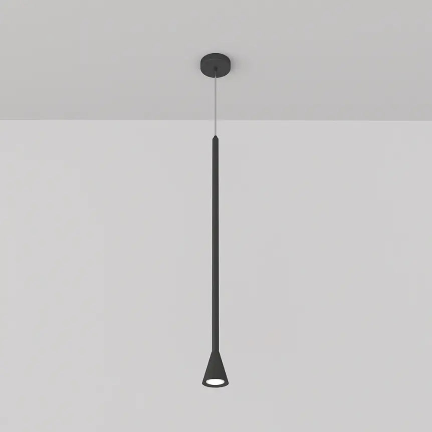 Pendant light, black metal housing with GU10 socket, modern design and energy-saving lighting – Arc | Maytoni