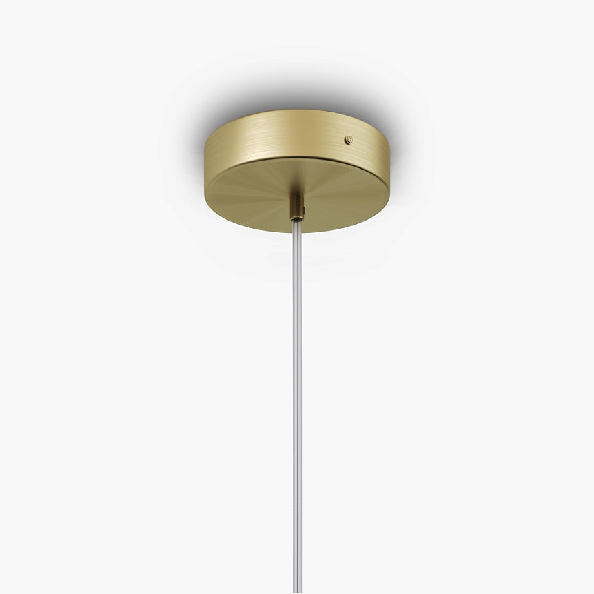Pendelleuchte – Gold Ton, Kognak Glas, 60 W - Antic | Maytoni
