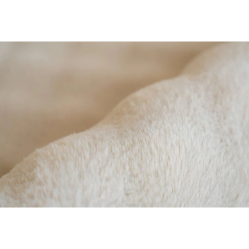 Teppich – Cloud-Soft Hochflor Komfort, 3D Tiefen Design, Creme Farbe, 200 x 290 cm - Hailey 125 | Kayoom