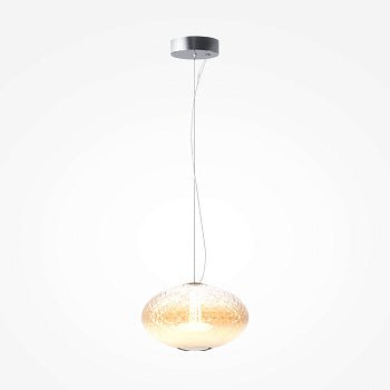 Pendelleuchte Chrommetallfuß irisierende Glas - Kugeln & dimmbares LED - Licht – Bruma | Maytoni - Esszett Luxury | Stilvolles Wohnen mit Charakter