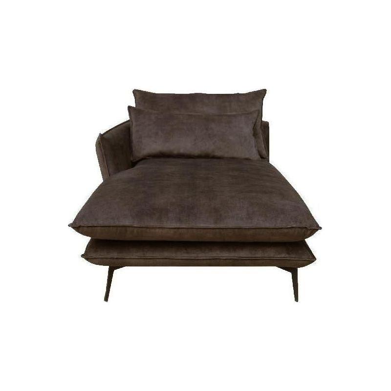Flow Sofa Adroa 132 Gold Chaiselongue links von PTMD - Esszett Luxury | Stilvolles Wohnen mit Charakter