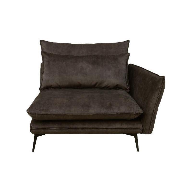 Flow Sofa Adroa 132 Gold Chaiselongue links von PTMD - Esszett Luxury | Stilvolles Wohnen mit Charakter