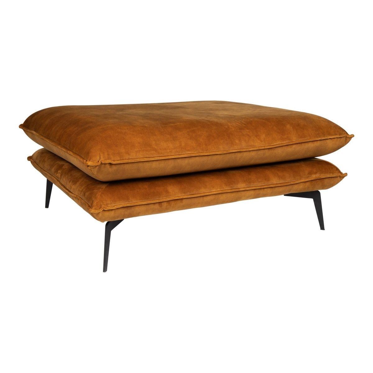 Flow Sofa Adroa 132 Gold Hocker von PTMD - Esszett Luxury | Stilvolles Wohnen mit Charakter