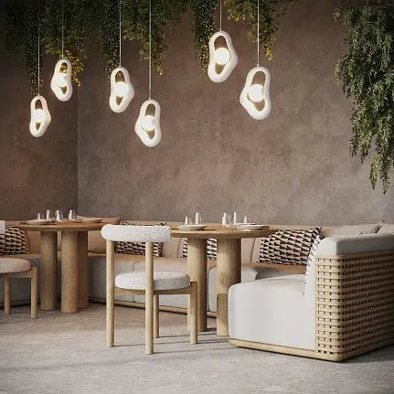 Pendant Light Modern Resin and Steel Accent with Elegant Design – Opus | Maytoni