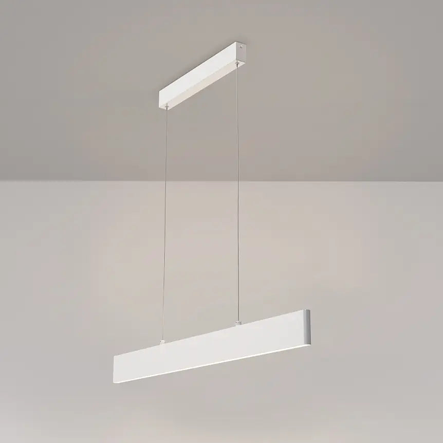 Pendelleuchte – Weißes Finish, Metallgehäuse, 23 W Leistung, 100 cm Höhe, Warmweiß - Step | Maytoni