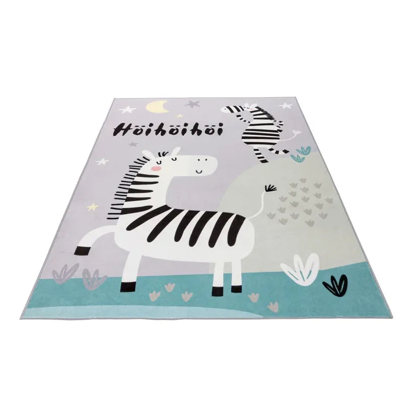 Rug with cotton backing, easy-care surface and children's motif – Wonder 128 | Kayoom