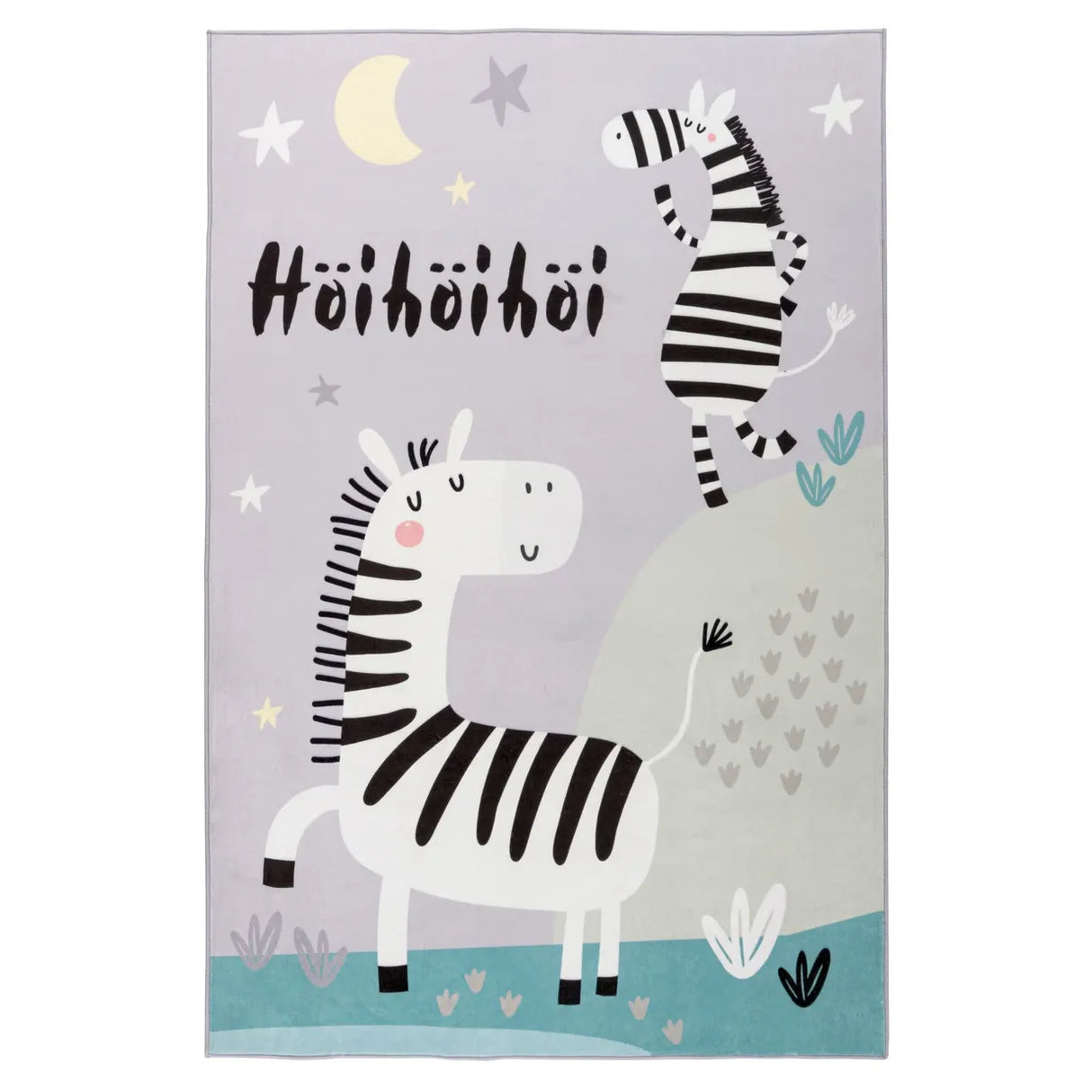 Rug with cotton backing, easy-care surface and children's motif – Wonder 128 | Kayoom