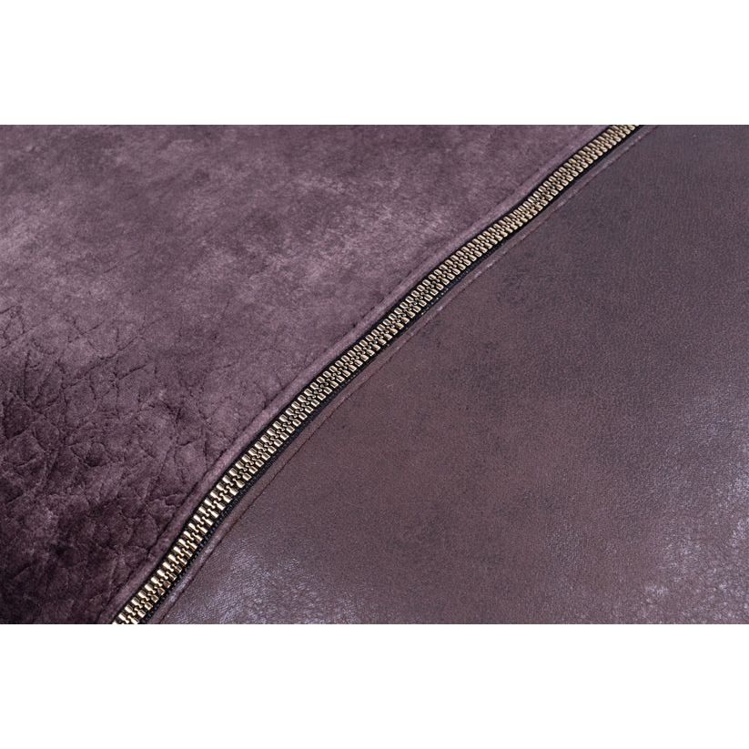 Decken & Kissen - Set – Kunstleder Deko - Reißverschluss Unifarben – Picco 125 | Kayoom - Esszett Luxury | Stilvolles Wohnen mit Charakter