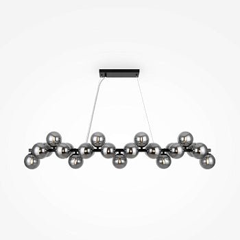 Pendelleuchte mit schwarzem Metallrahmen und Rauchglas im modernen Design – Dallas | Maytoni - Esszett Luxury | Stilvolles Wohnen mit Charakter
